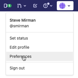 GitLab Preferences